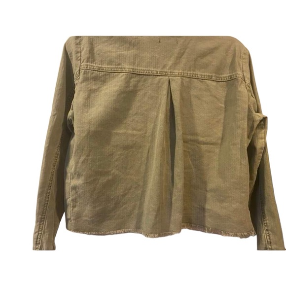 NWOT FashonNova Button down Chest Pockets Jacket Size Small - Picture 3 of 5